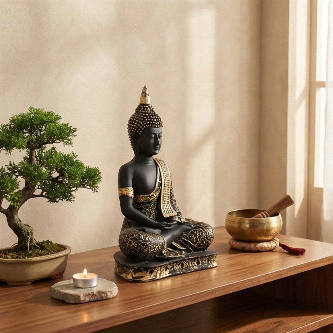 Noir Buddha Sculpture