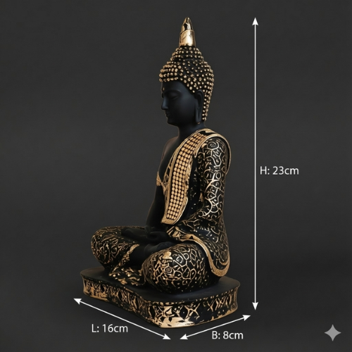Noir Buddha Sculpture
