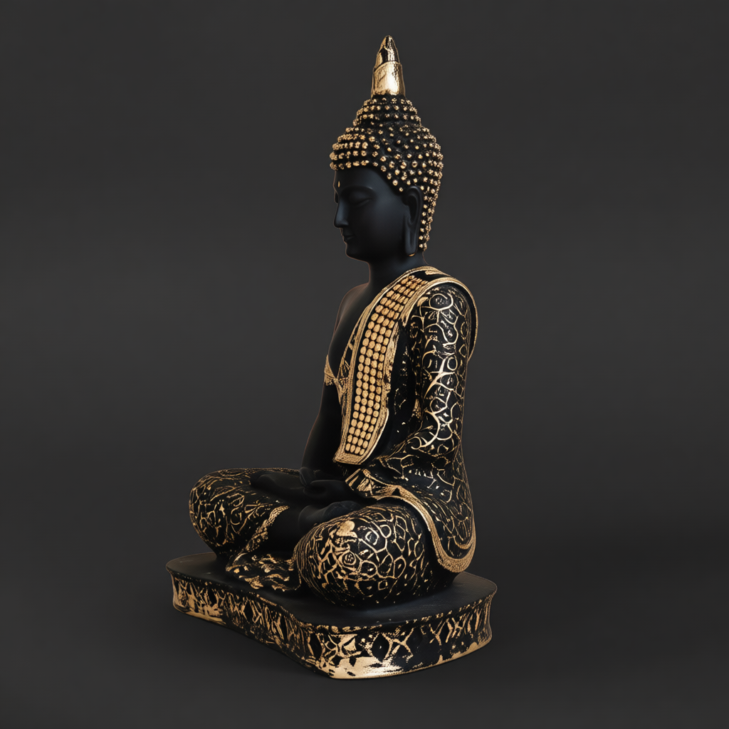Noir Buddha Sculpture