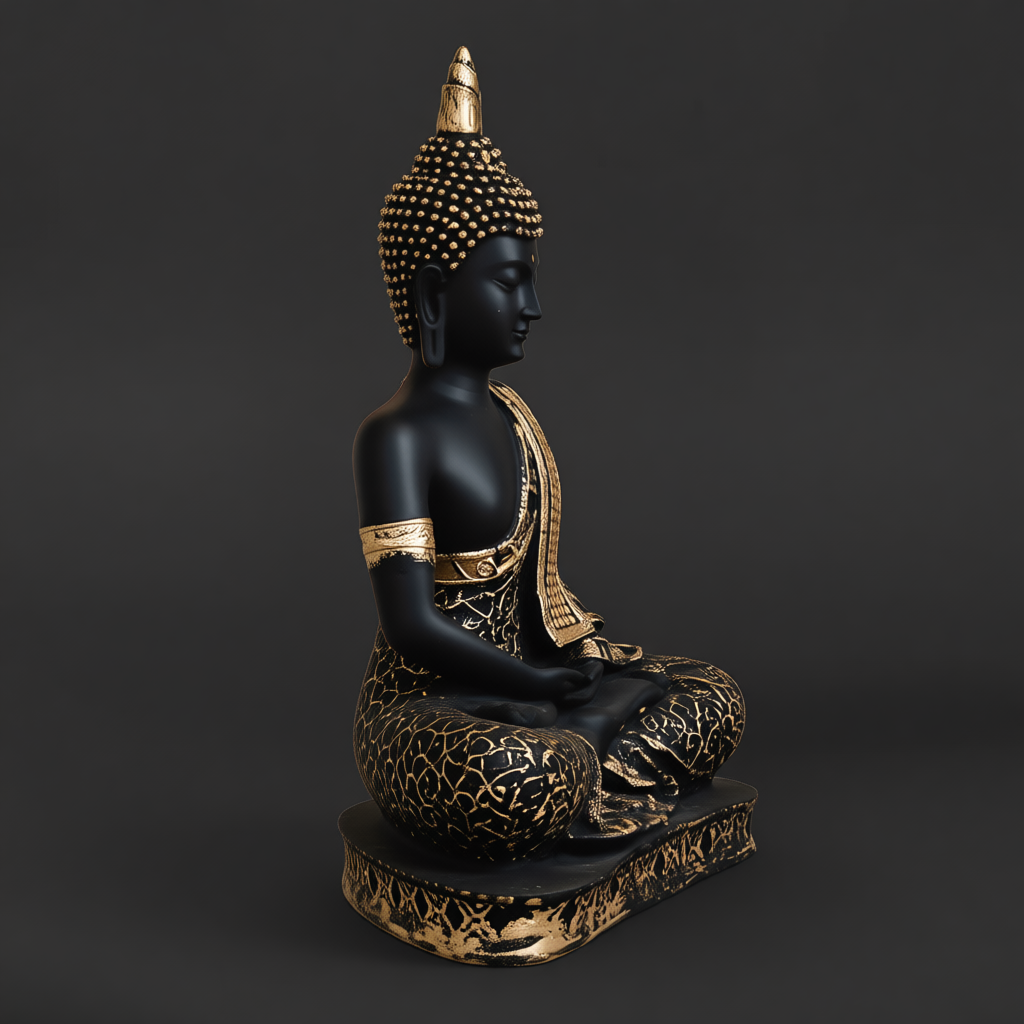 Noir Buddha Sculpture